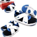 Basket nike flex original noir motif bleu scratch blanc – Image 3