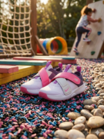Basket nike flex original aubergine scratch fushia x gris – Image 4