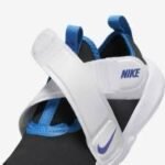 Basket nike flex original noir motif bleu scratch blanc – Image 5