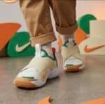 Basket nike flex original blanc scratch beige – Image 4