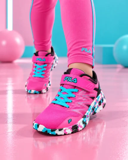 Basket fila original dégriffé rose